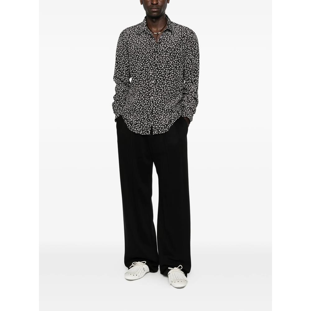 Dries Van Noten Black Shirts Men DRIES VAN NOTEN