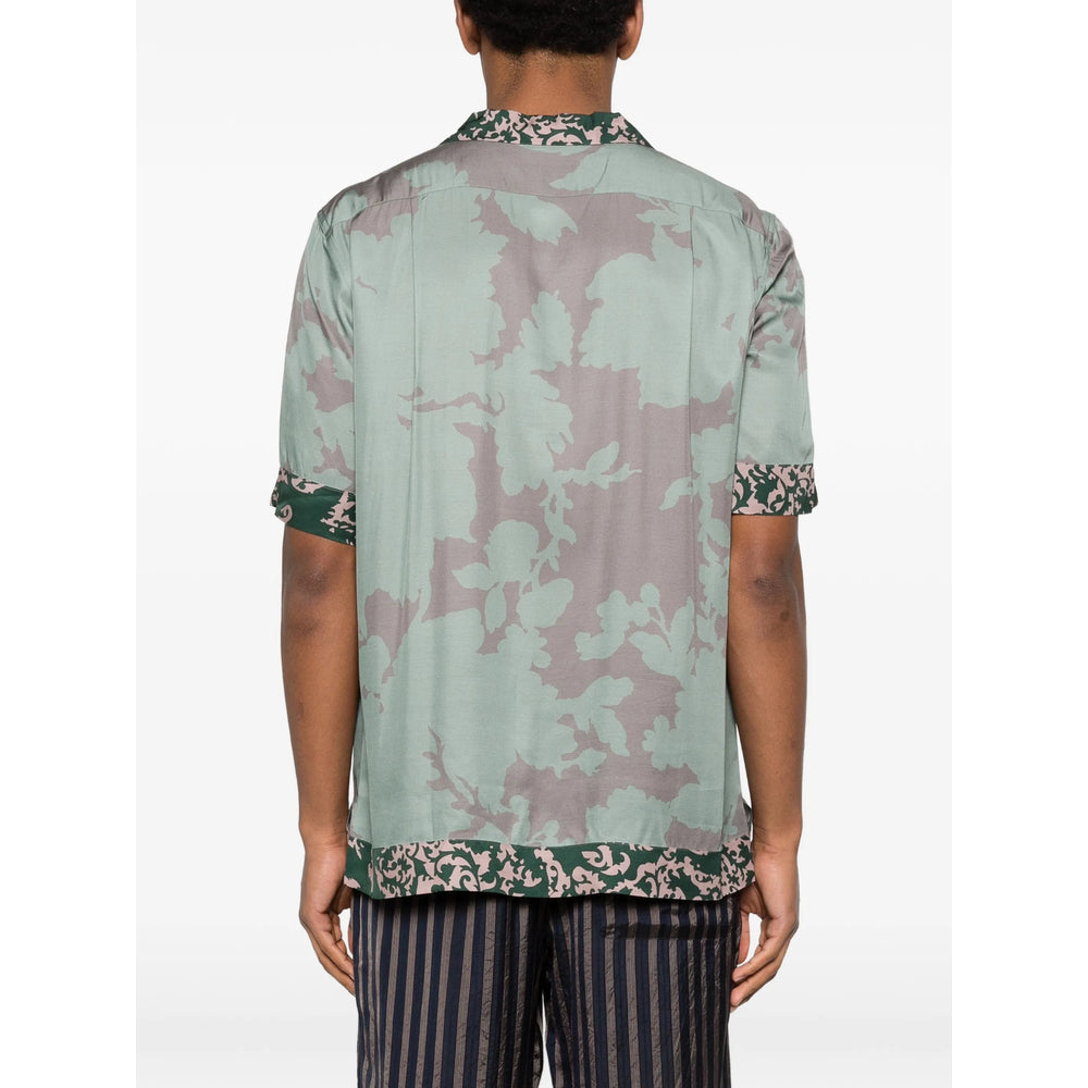 Dries Van Noten Green Shirts Men DRIES VAN NOTEN