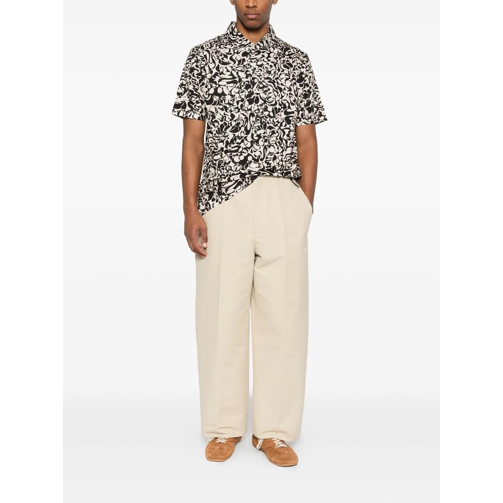 Dries Van Noten Black Polo Shirts Men DRIES VAN NOTEN