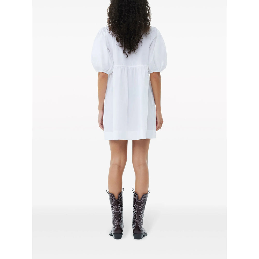 Ganni White Dresses - Day Dresses Women GANNI