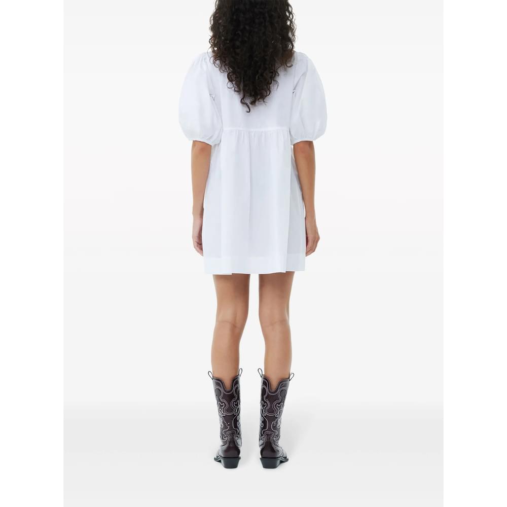 Ganni White Dresses - Day Dresses Women GANNI