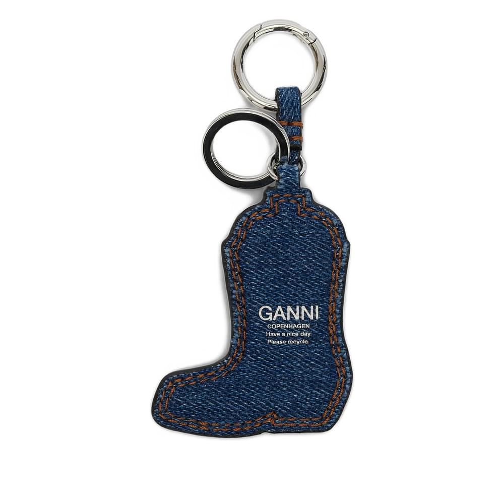 Ganni Blue Keyrings & Chains Women GANNI