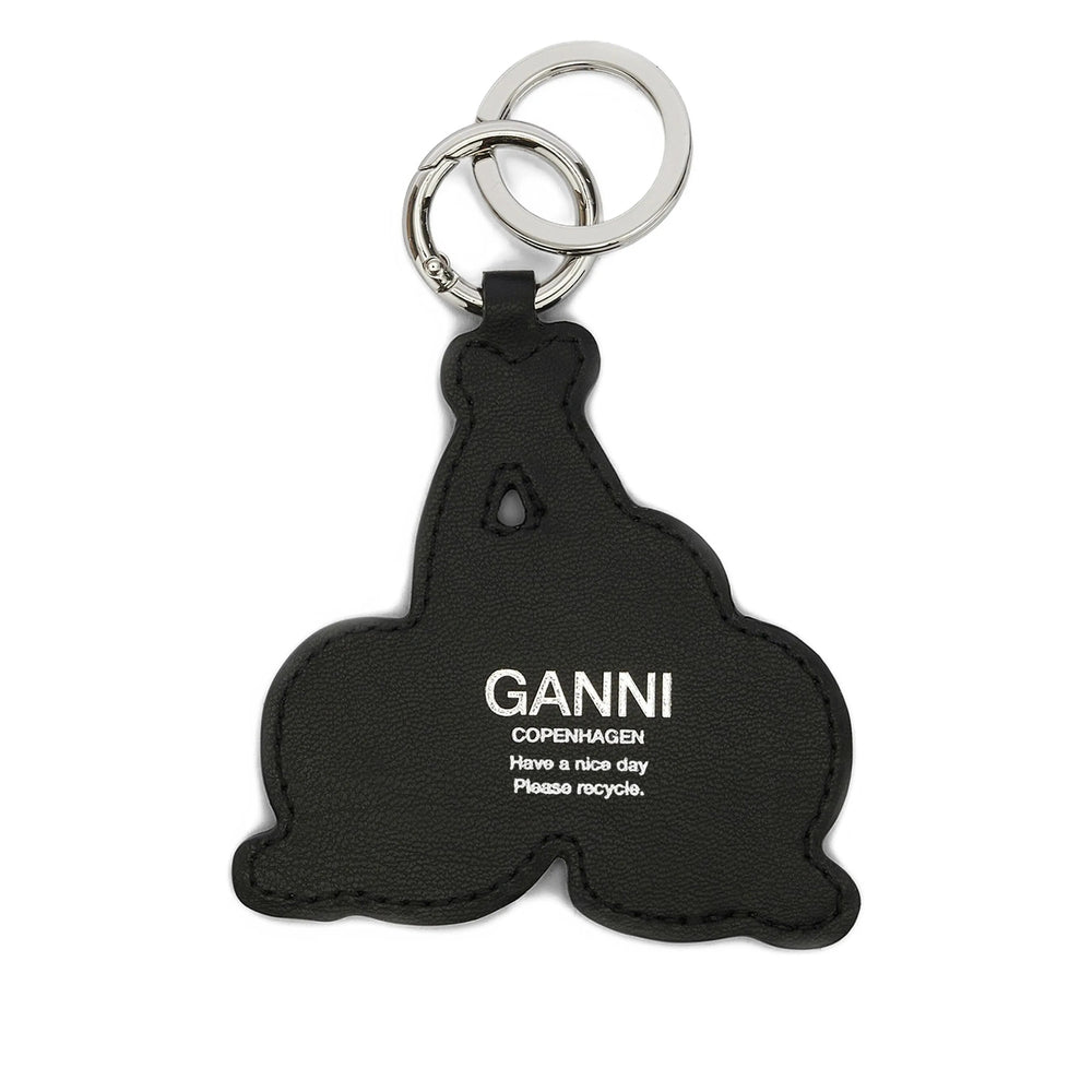 Ganni Black Keyrings & Chains Women GANNI