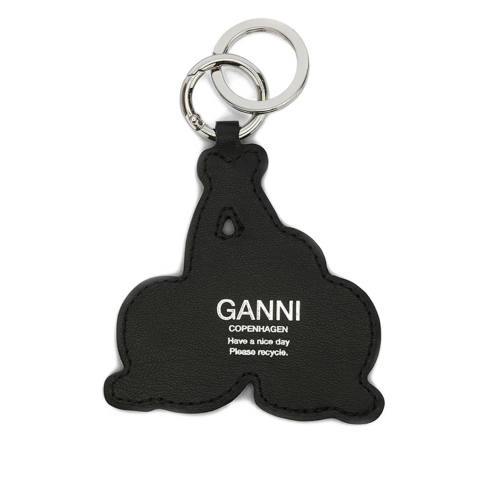 Ganni Black Keyrings & Chains Women GANNI