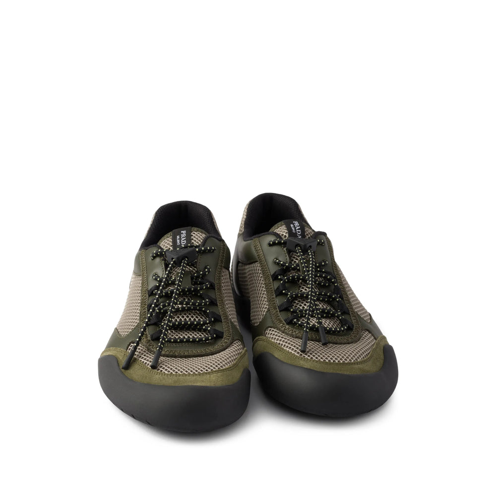 Prada Green Trainers - Low-Tops Men PRADA