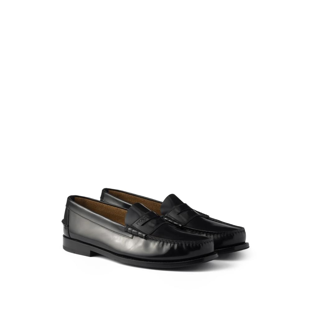 Prada Black Loafers Men PRADA