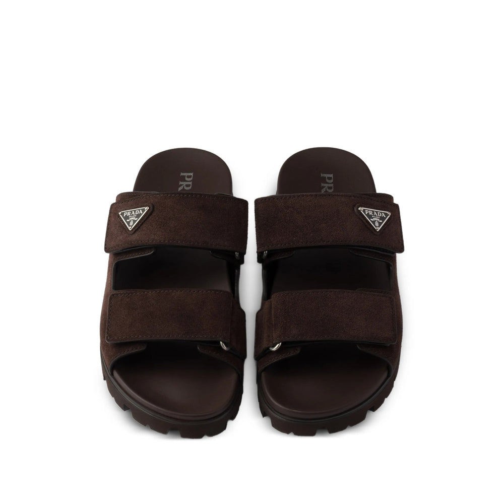 Prada Brown Sandals Men PRADA