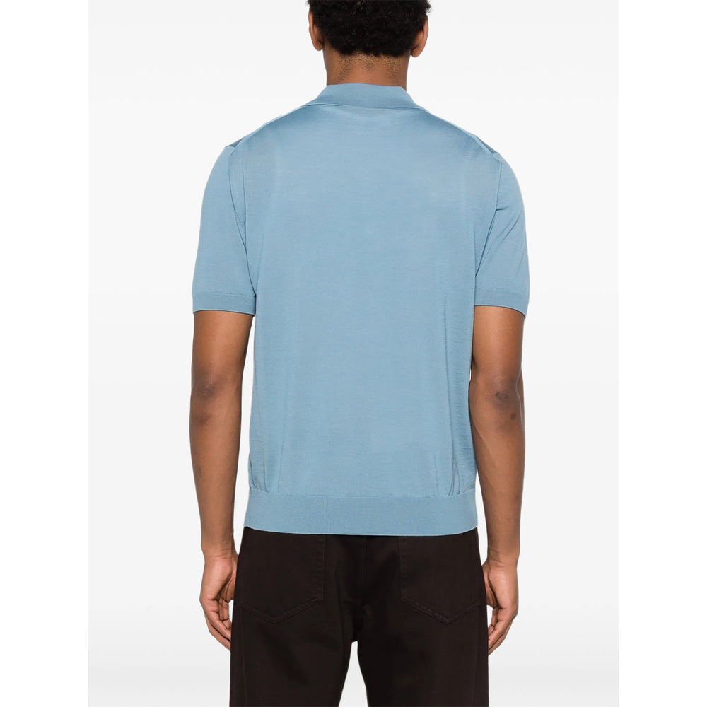 Prada Blue Polo Shirts Men PRADA