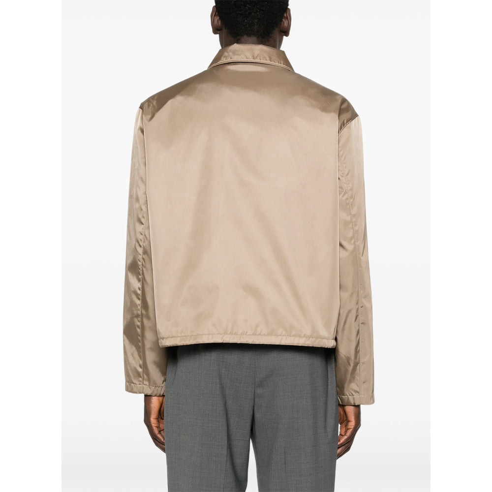 Prada Neutrals Jackets - Lightweight Jackets Men PRADA