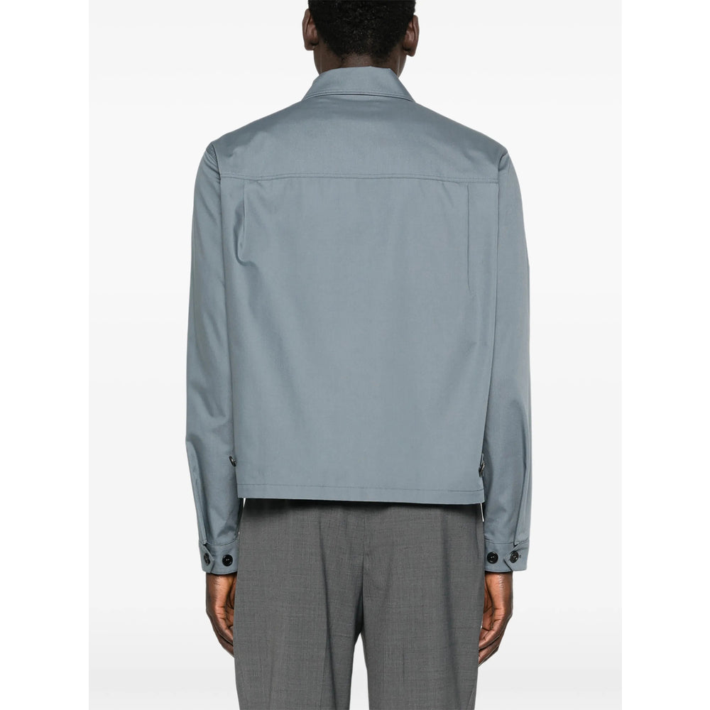 Prada Grey Jackets - Shirt Jackets Men PRADA