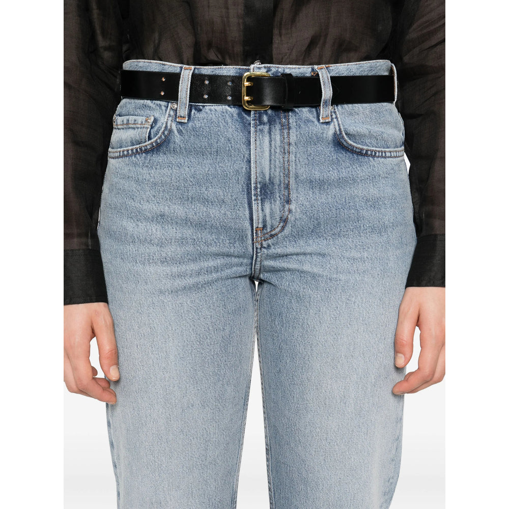 Toteme Blue Denim - Straight-Leg Jeans Women TOTEME