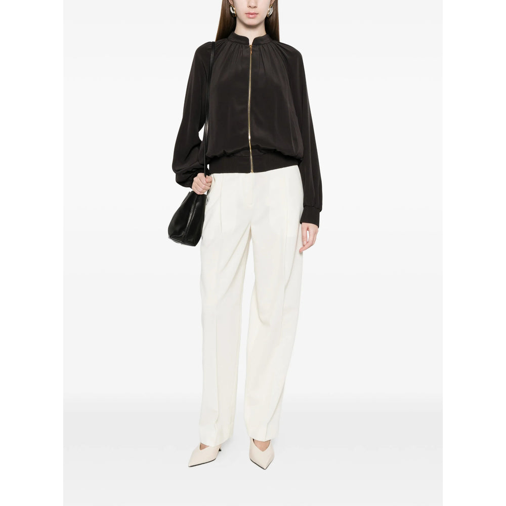 Toteme White Trousers - Tailored Trousers Women TOTEME
