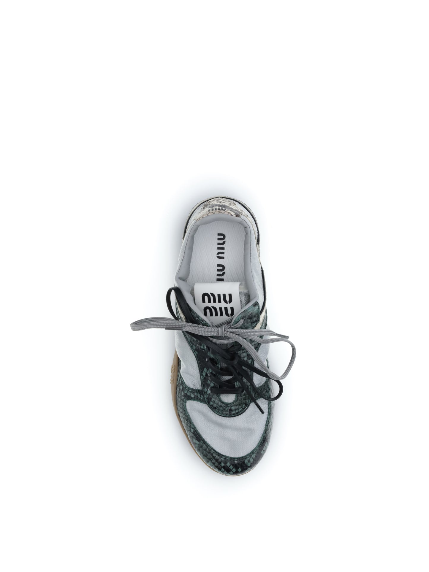 Miu Miu Women Python Print Sneakers MIU MIU