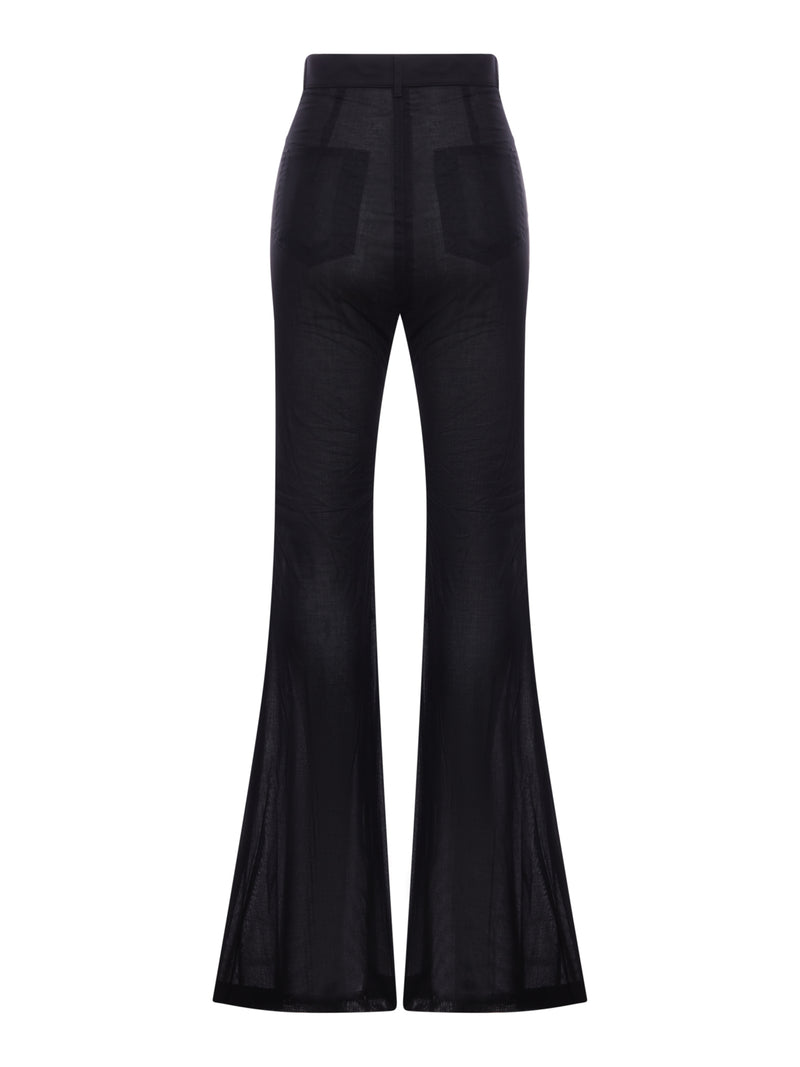 Rick Owens Women Bolan Bootcut Semi-Transparent Pants RICK OWENS