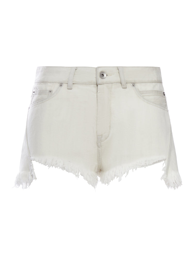 Rick Owens Women Denim Shorts With Bias Cutoffs RICK OWENS