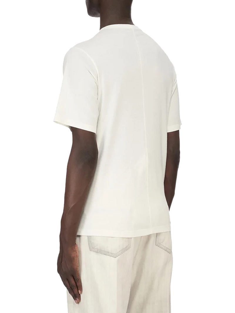 Rick Owens Men Brad T Crew Neck Cotton T-Shirt With Print RICK OWENS