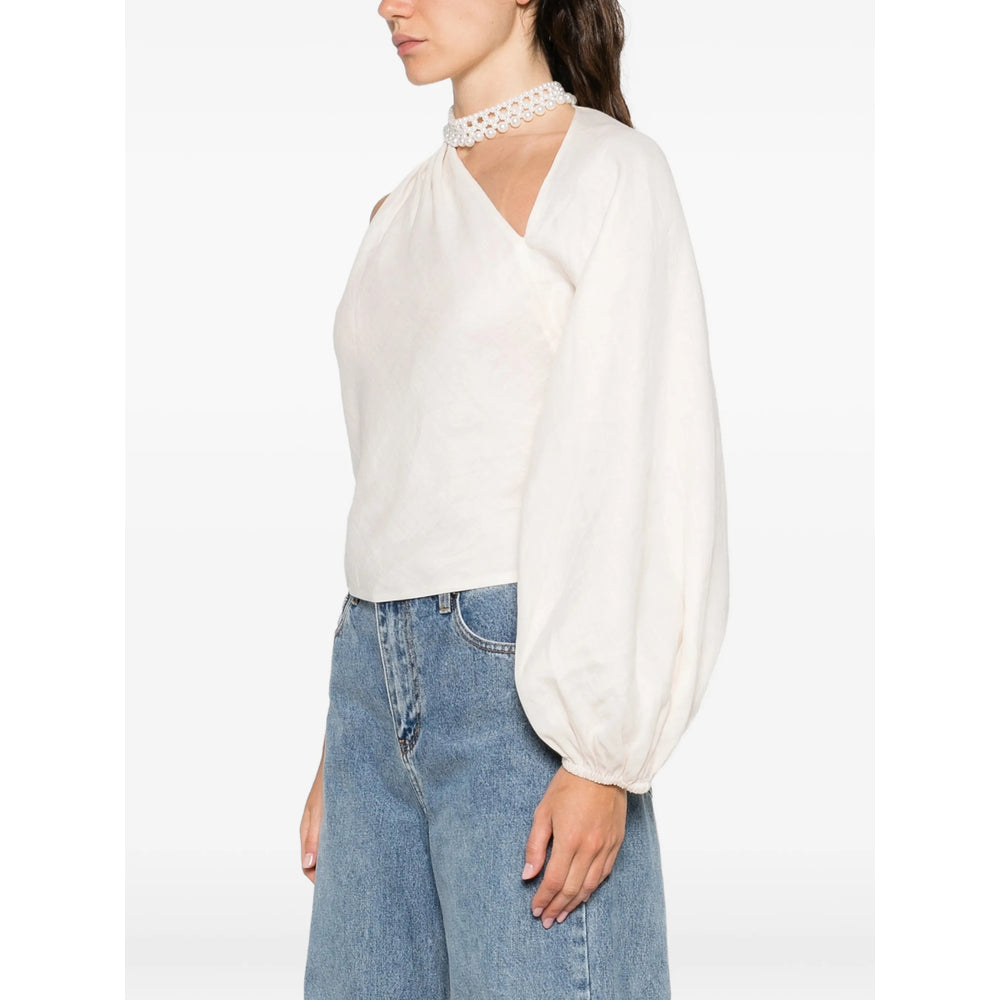 Self-Portrait Neutrals Tops - Blouses Women SELF-PORTRAIT