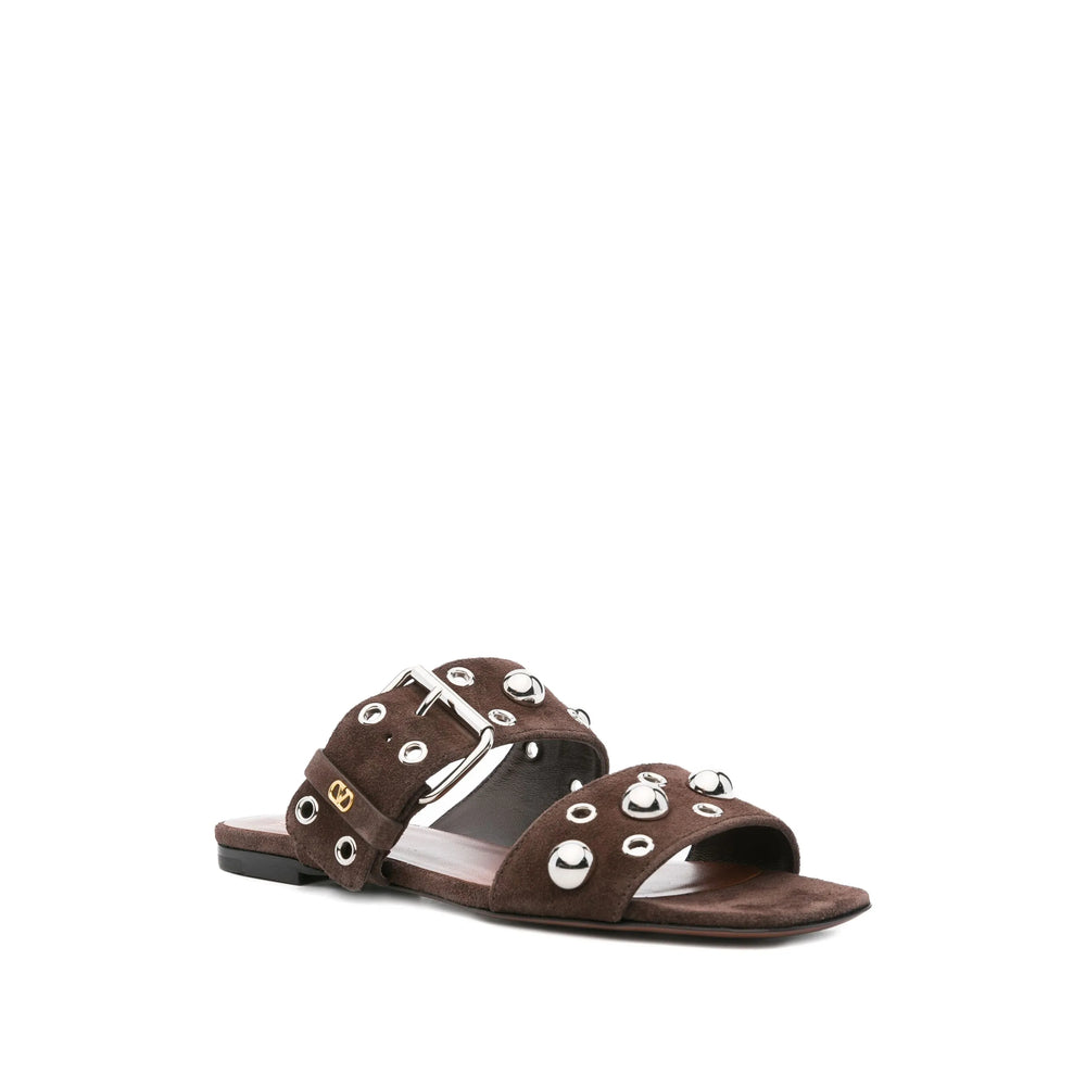 Valentino Garavani Brown Flip-Flops & Slides Women VALENTINO GARAVANI