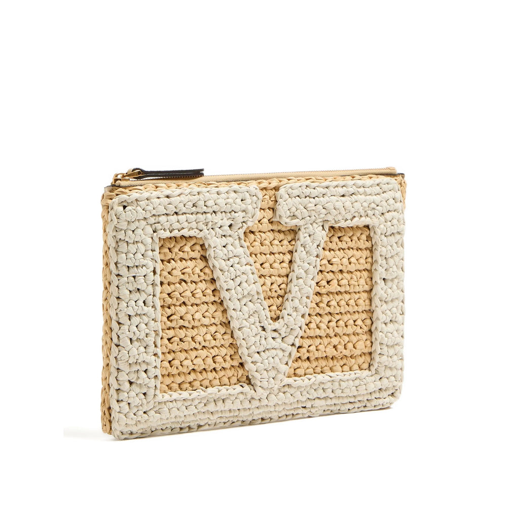 Valentino Garavani Neutrals Clutch Bags Women VALENTINO GARAVANI