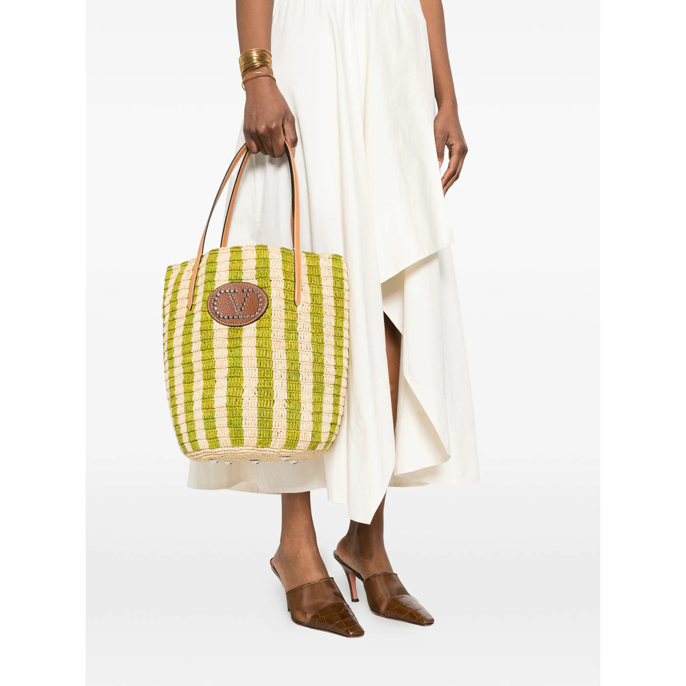 Valentino Garavani Green Tote Bags Women VALENTINO GARAVANI