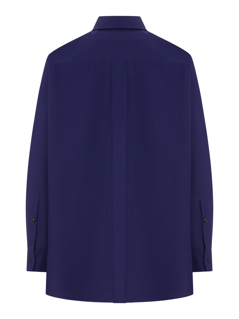 Fendi Women Poplin Shirt With Cut-Out Details FENDI