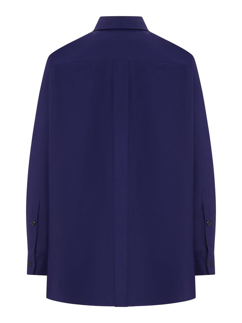 Fendi Women Poplin Shirt With Cut-Out Details FENDI