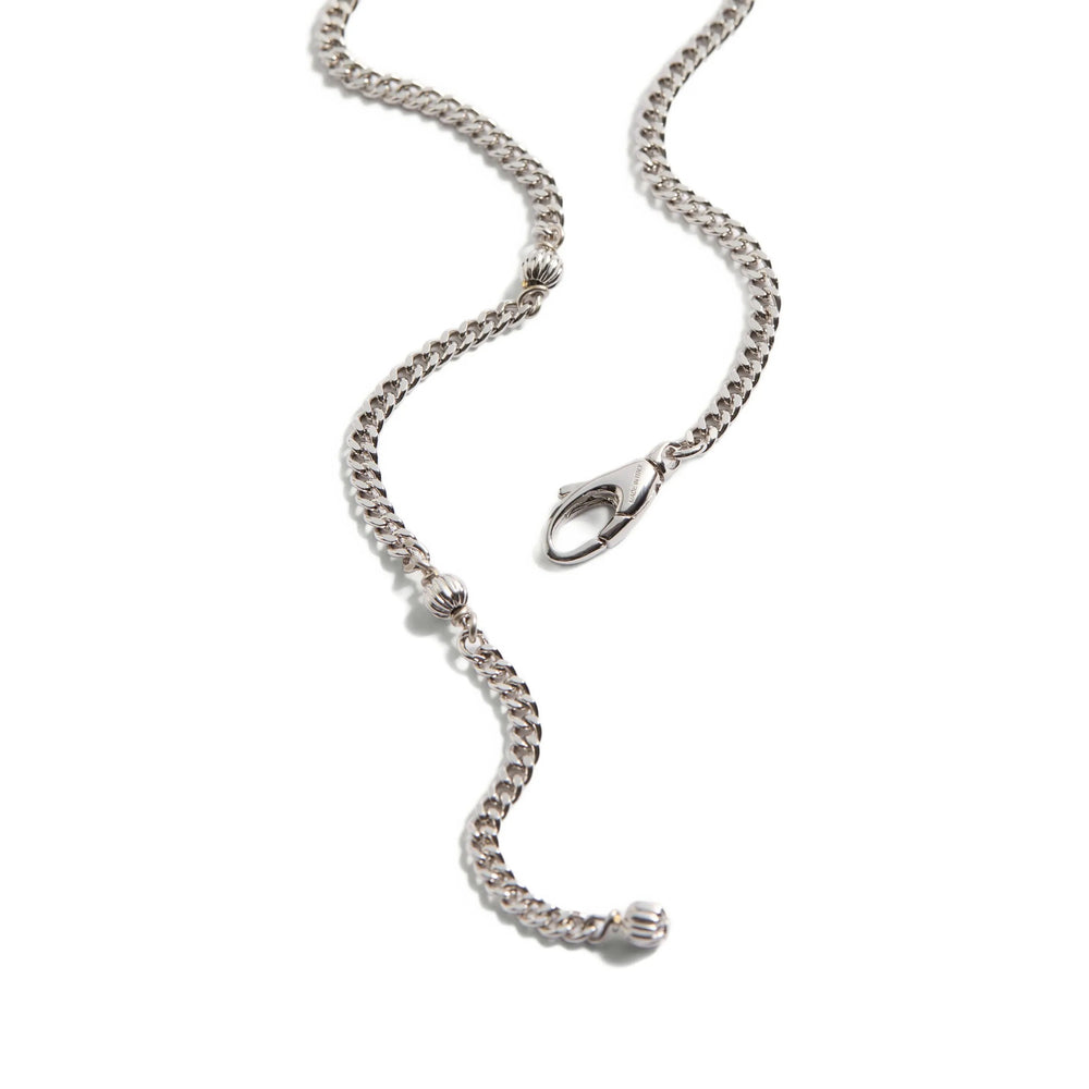 Valentino Garavani Silver Necklaces Men VALENTINO GARAVANI