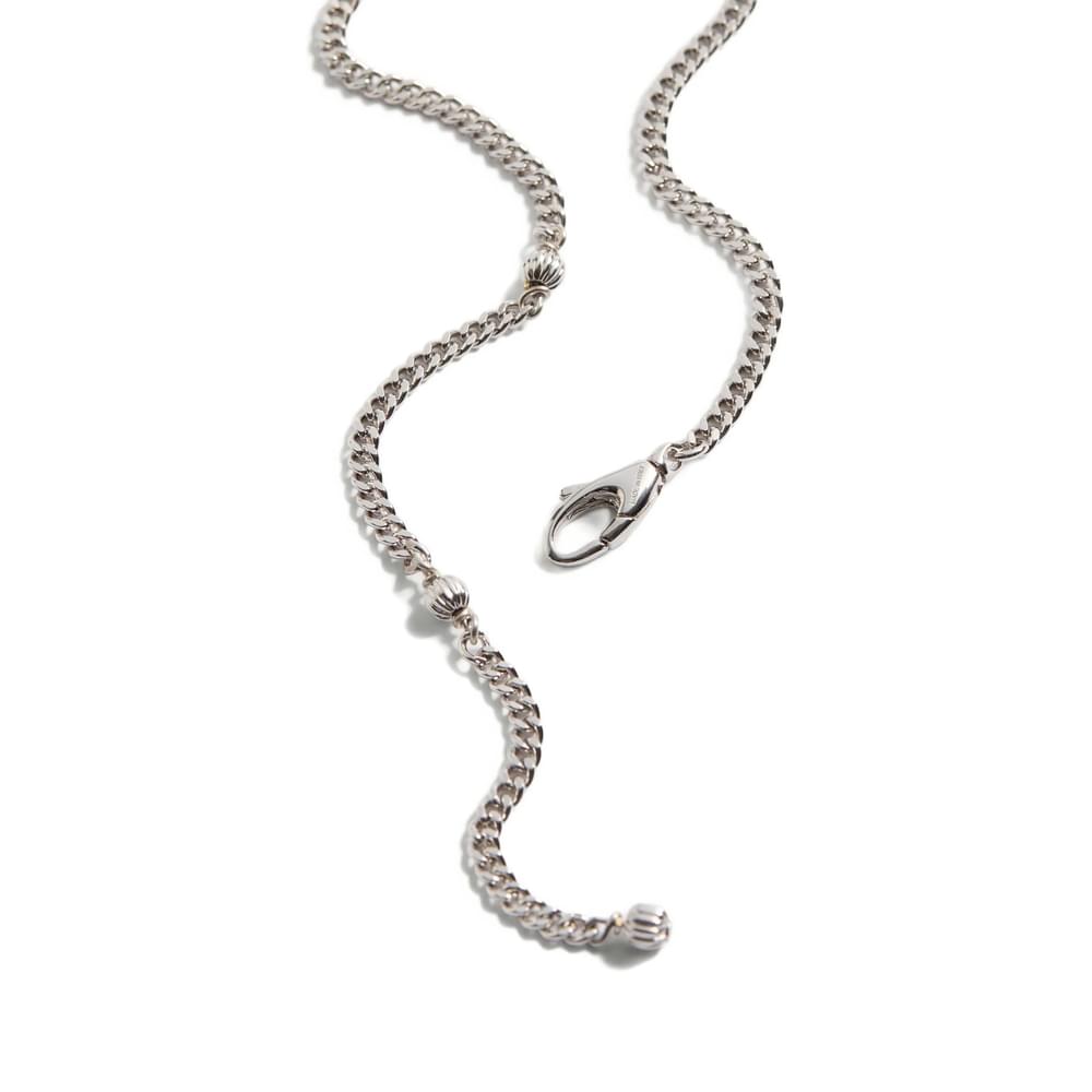 Valentino Garavani Silver Necklaces Men VALENTINO GARAVANI