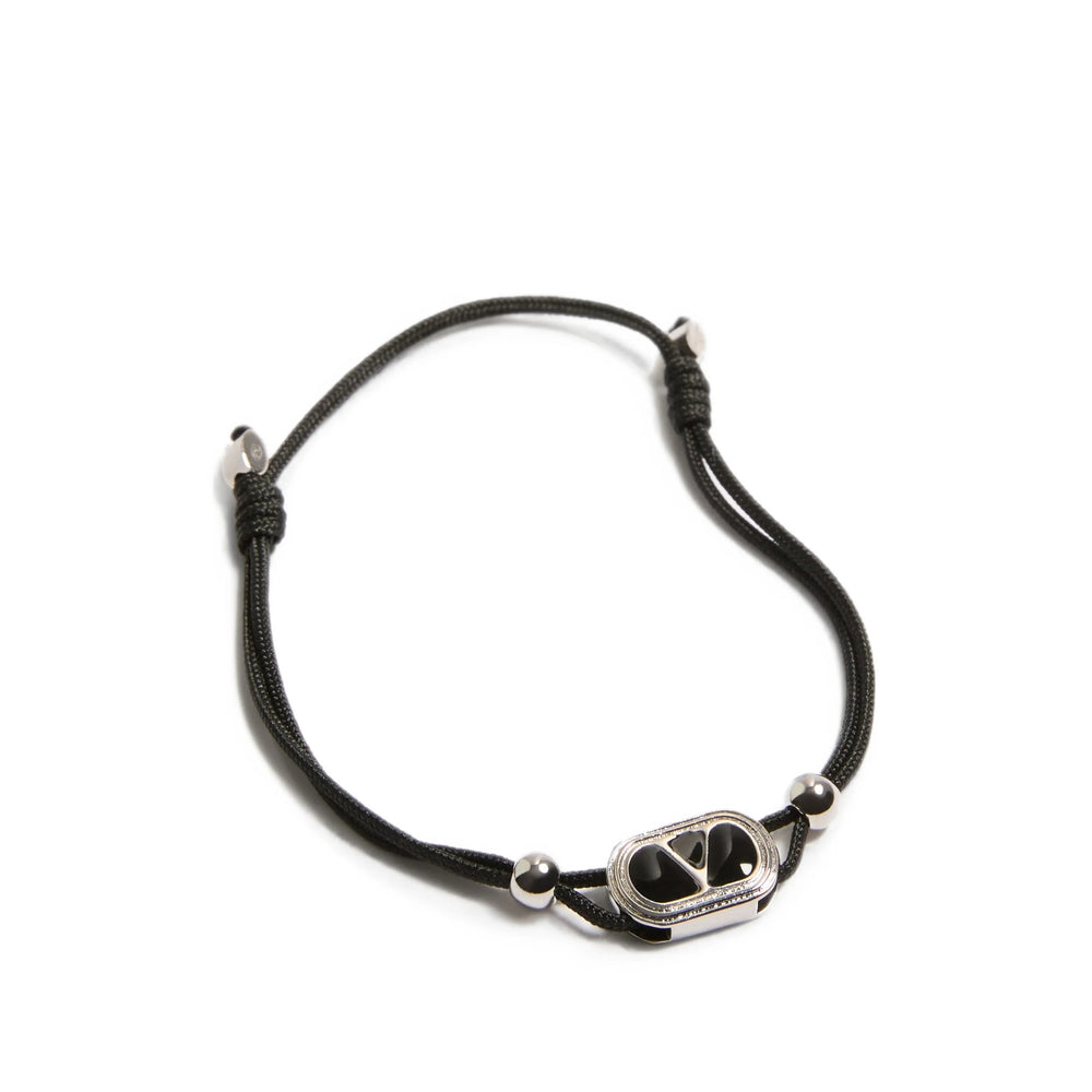 Valentino Garavani Black Bracelets Men VALENTINO GARAVANI
