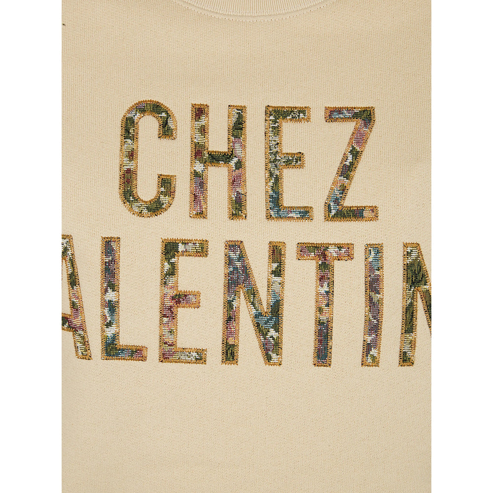 Valentino Neutrals Tops - Sweatshirts Women VALENTINO