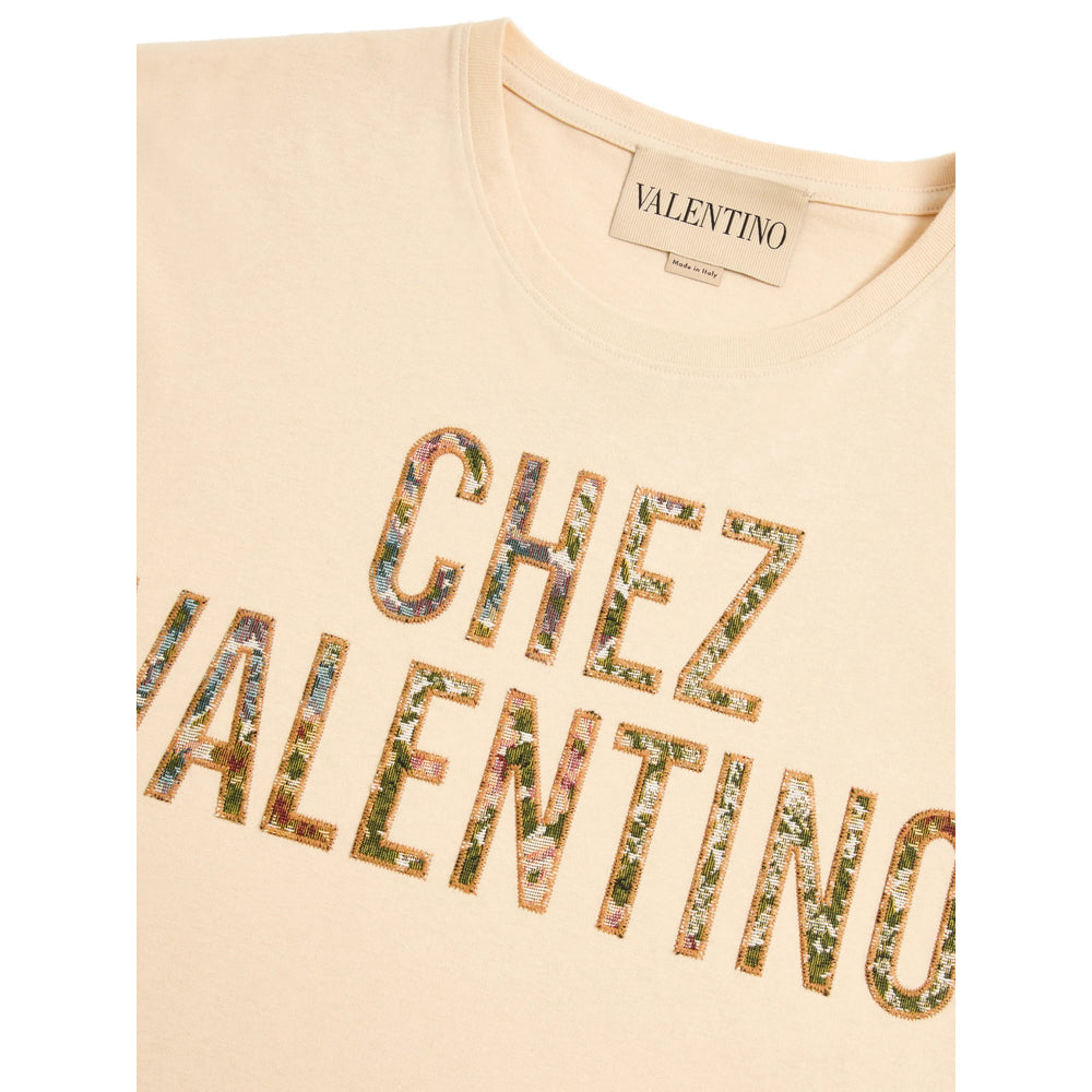 Valentino Neutrals Tops - T-Shirts & Jerseys Women VALENTINO
