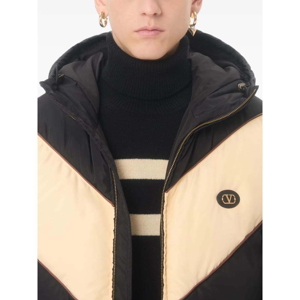 Valentino Black Jackets - Hooded Jackets Men VALENTINO