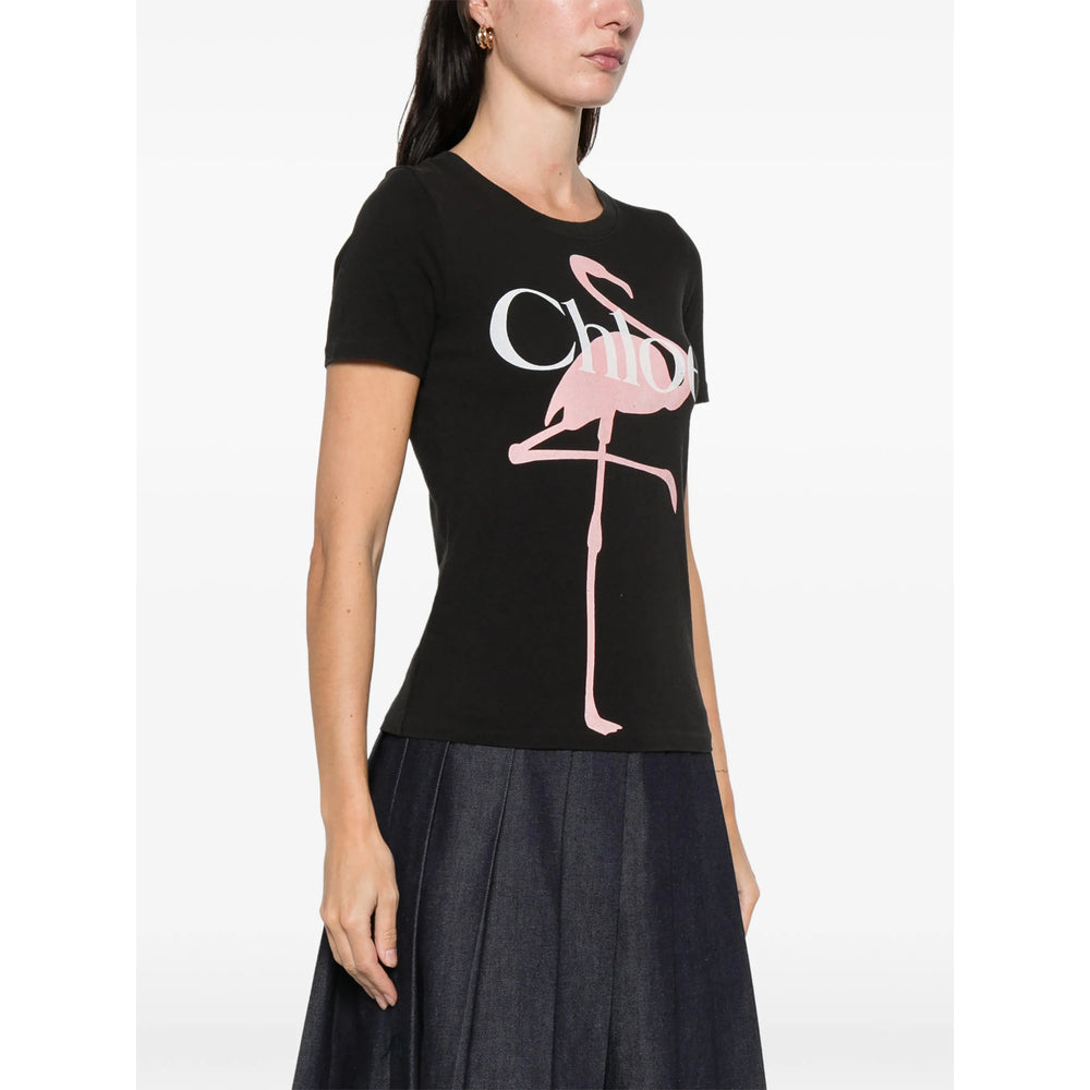 Chloé Black Tops - T-Shirts & Jerseys Women CHLOE