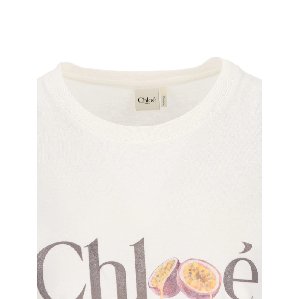 Chloé Neutrals Tops - T-Shirts & Jerseys Women CHLOE