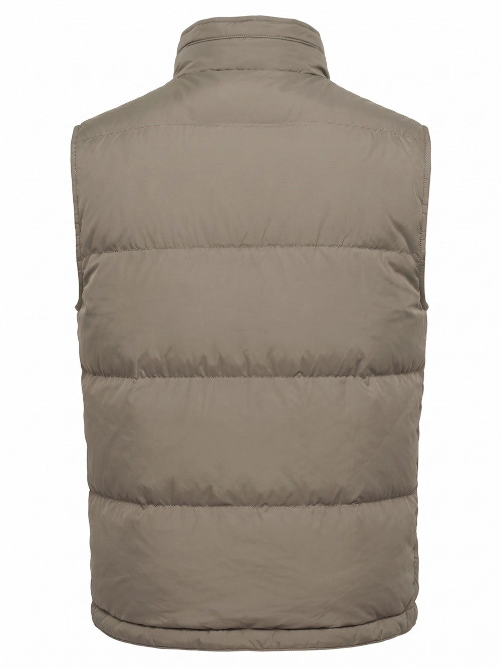 Brunello Cucinelli Men Lightweight Techno Down Vest With Packable Hood BRUNELLO CUCINELLI