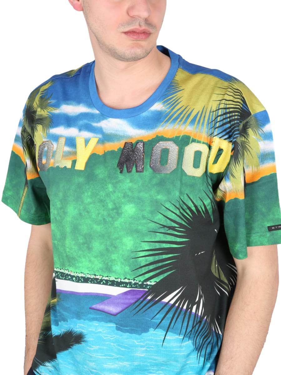 Etro Men Etro Men California Print T-Shirt ETRO