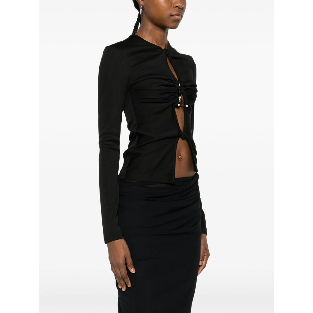 Christopher Esber Black Tops - T-Shirts & Jerseys Women CHRISTOPHER ESBER