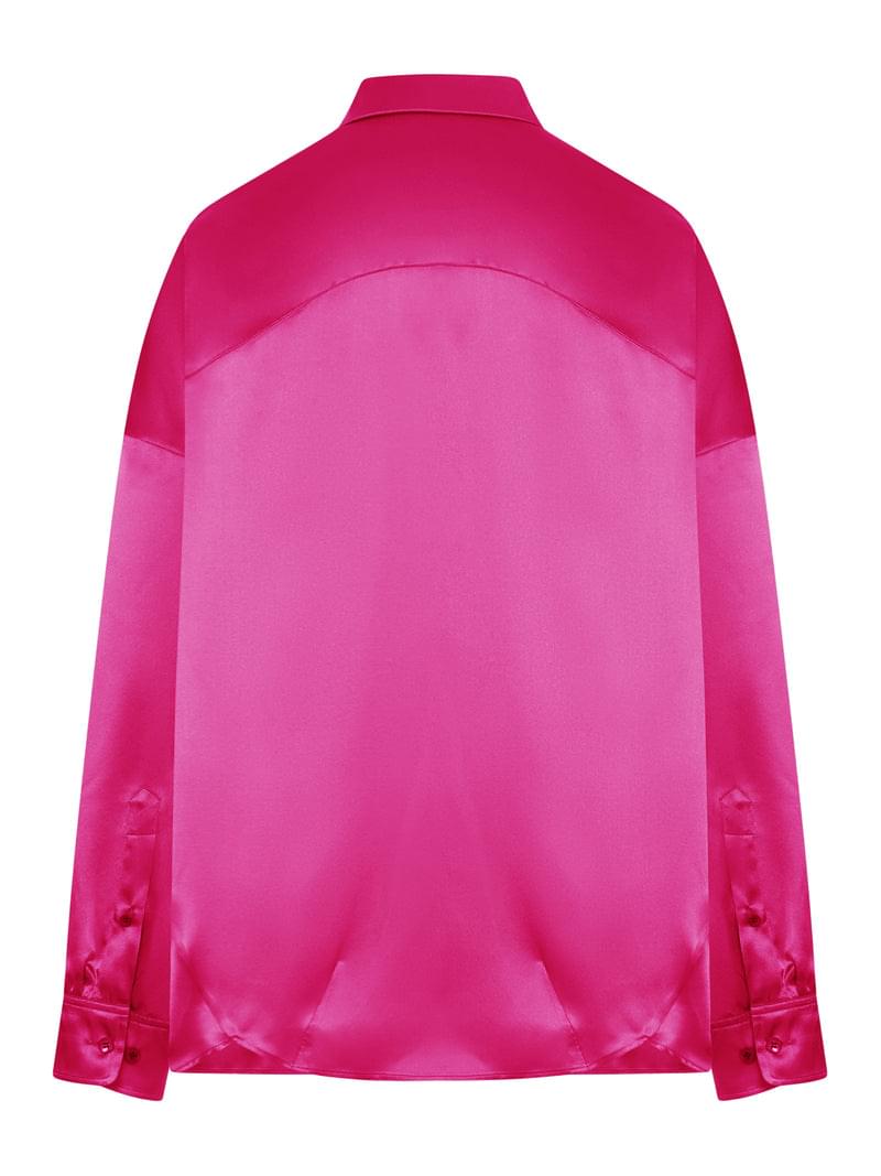 Dries Van Noten Women Satin-Effect Silk Shirt DRIES VAN NOTEN