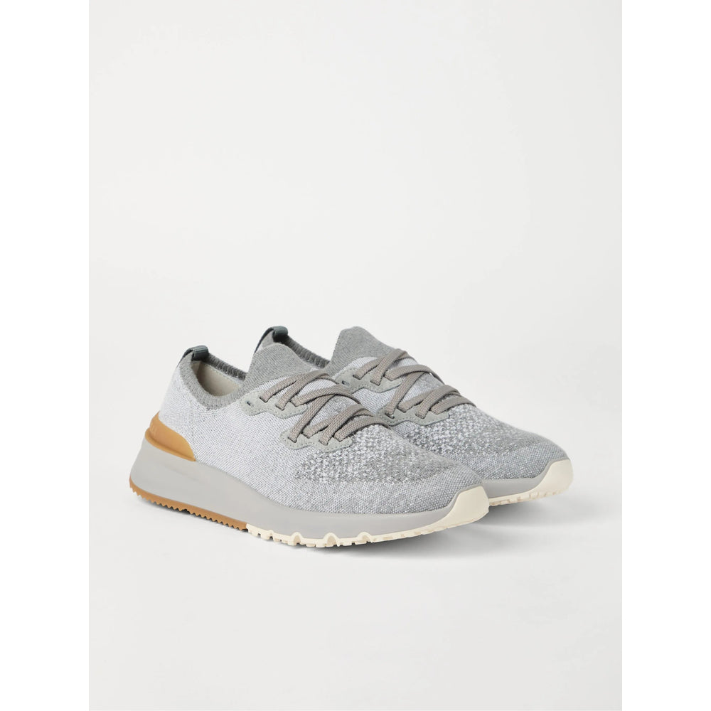 Brunello Cucinelli Grey Trainers - Low-Tops Men BRUNELLO CUCINELLI