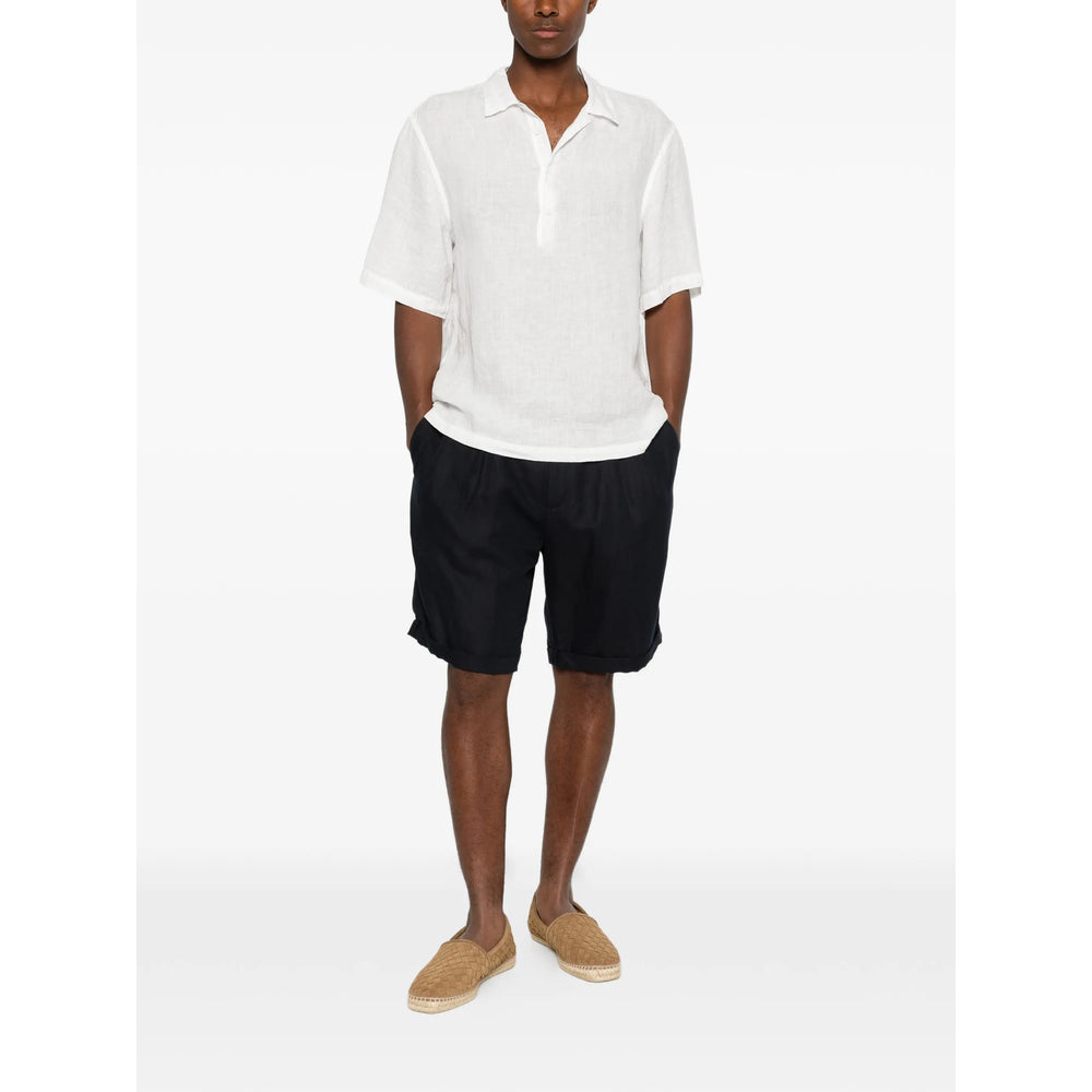 Brunello Cucinelli Blue Shorts - Bermuda Shorts Men BRUNELLO CUCINELLI
