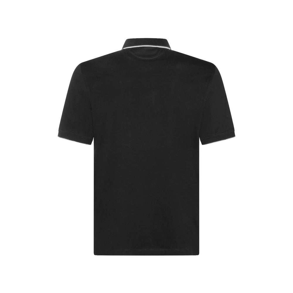 Brunello Cucinelli Black Polo Shirts Men BRUNELLO CUCINELLI