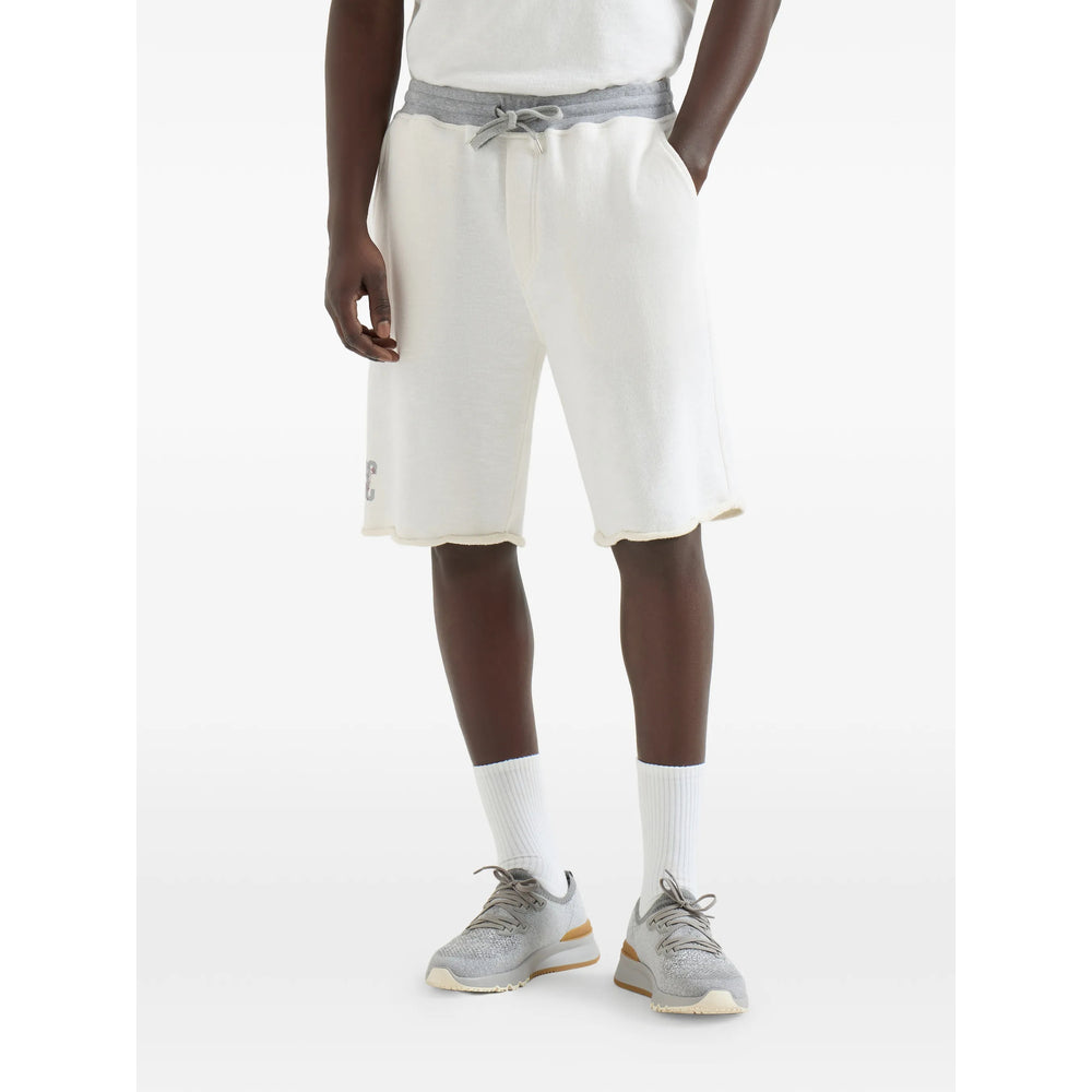 Brunello Cucinelli Neutrals Shorts - Bermuda Shorts Men BRUNELLO CUCINELLI