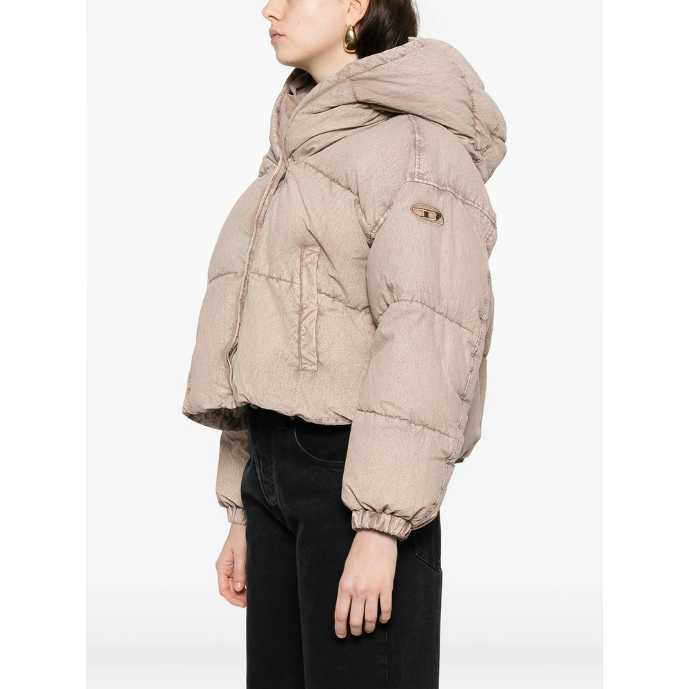 Diesel Neutrals Jackets - Puffer Jackets Women DIESEL