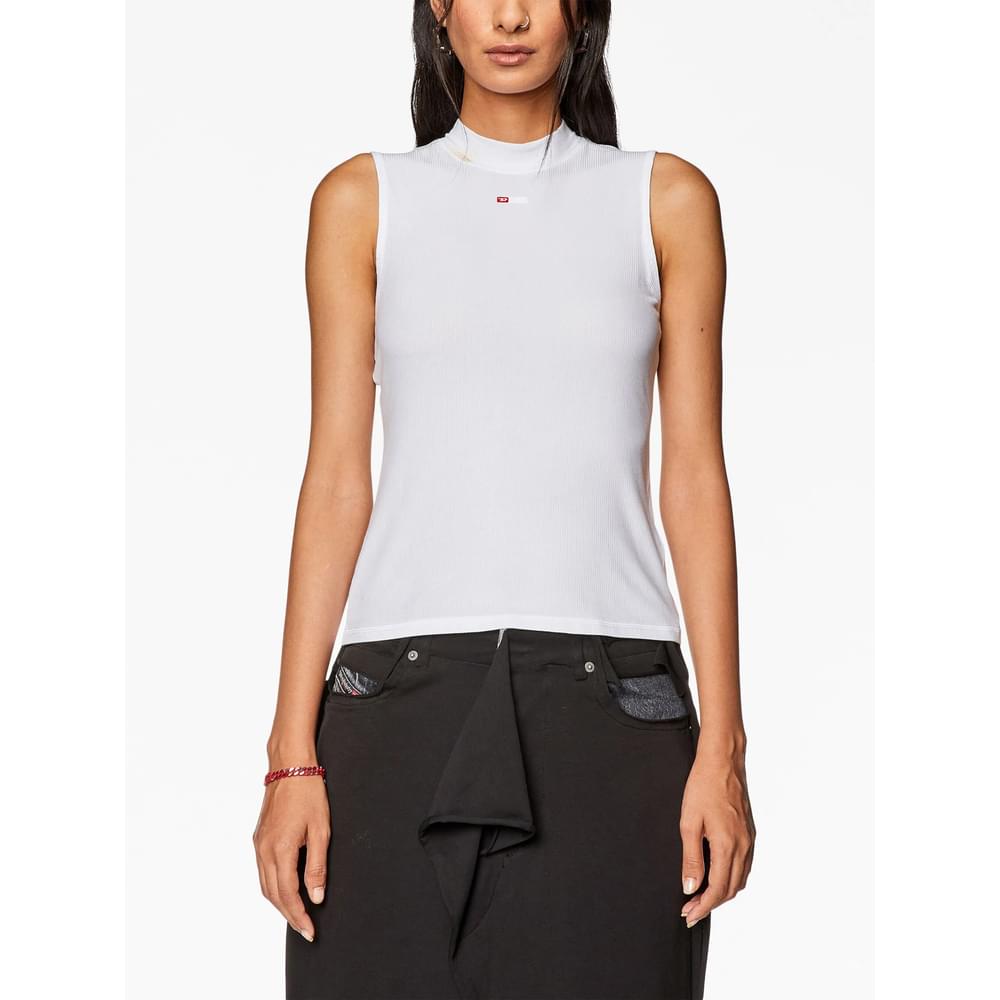 Diesel White Tops - Vests & Tank Tops Women DIESEL
