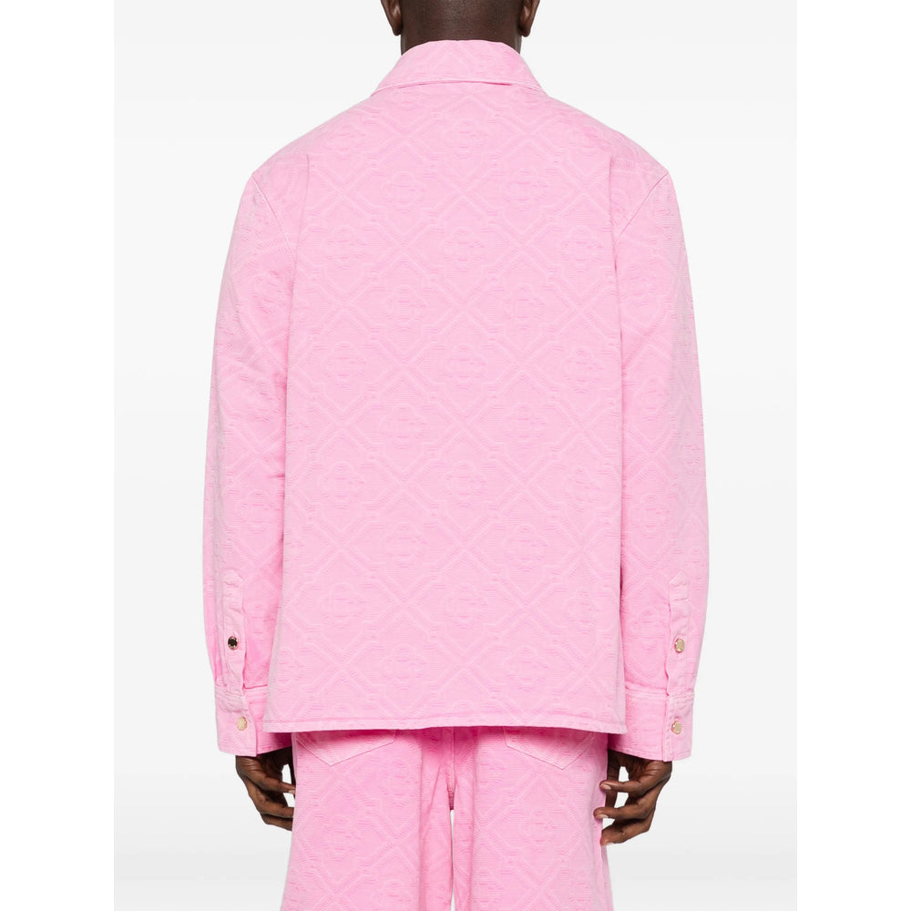 Casablanca Pink Jackets - Denim Jackets Men CASABLANCA