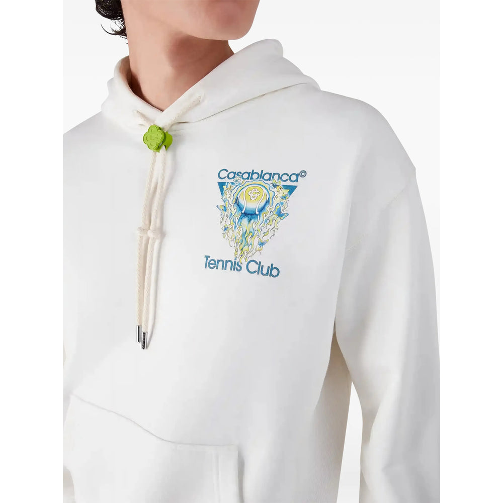 Casablanca White Sweaters & Knitwear - Hoodies Men CASABLANCA