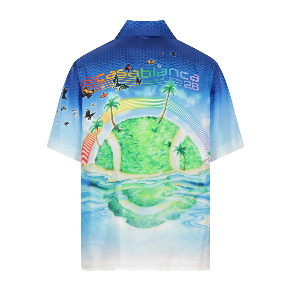 Casablanca Blue Shirts Men CASABLANCA