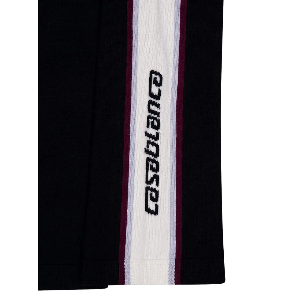 Casablanca Black Trousers - Regular & Straight-Leg Trousers Men CASABLANCA