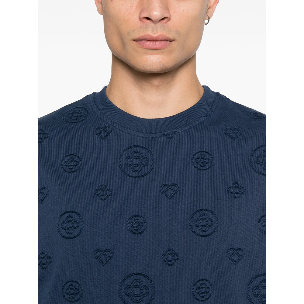 Casablanca Blue T-Shirts & Vests - T-Shirts Men CASABLANCA