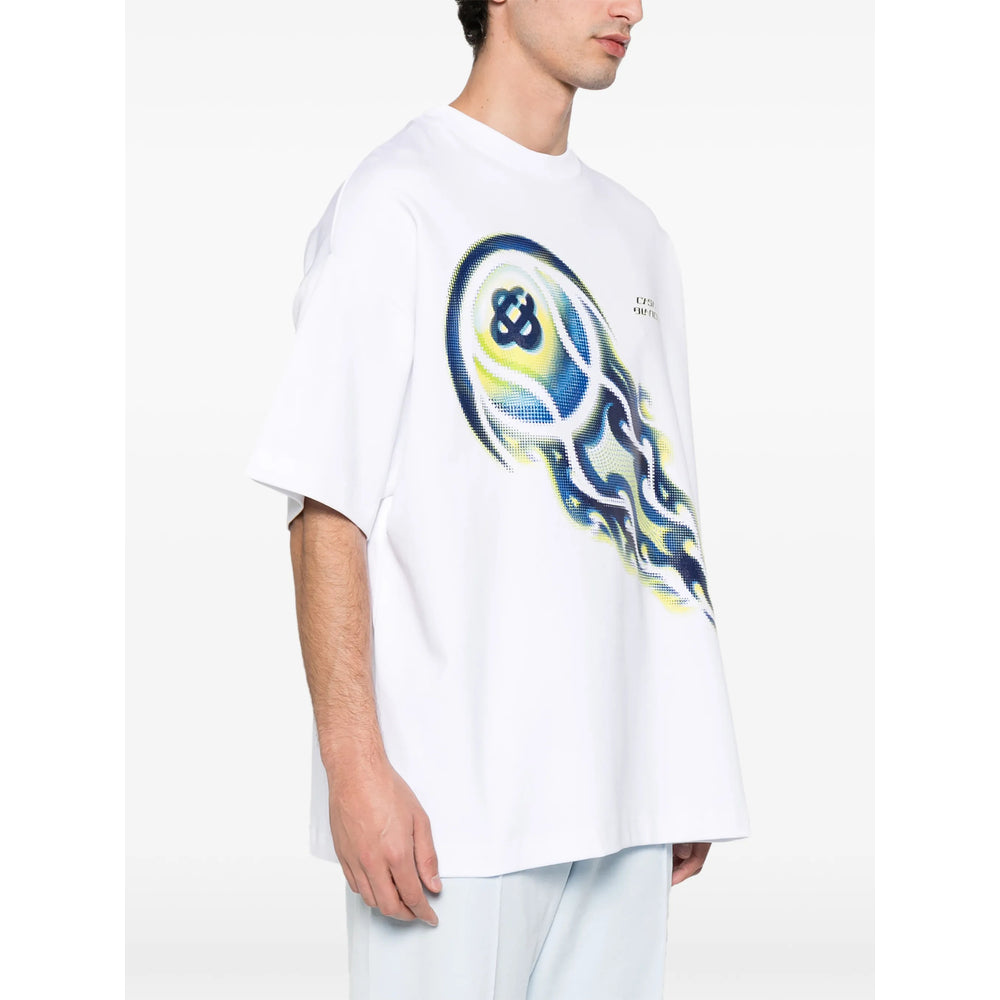 Casablanca White T-Shirts & Vests - T-Shirts Men CASABLANCA